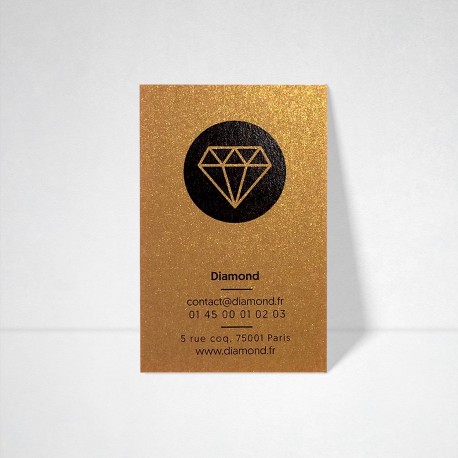 Cartes de visite Metallics Cartes de visite Metallics