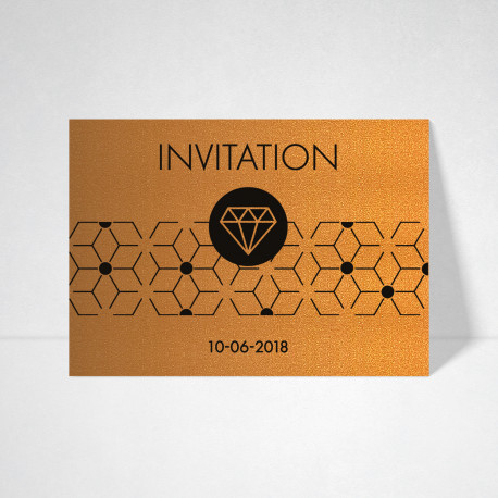 Cartes d'invitation Metallics Cartes d'invitation Metallics