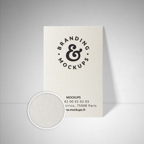 Carte de visite Design blanc naturel Carte de visite Design blanc naturel