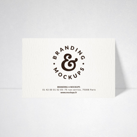 Carte publicitaire tradition extra blanc Carte publicitaire tradition extra blanc