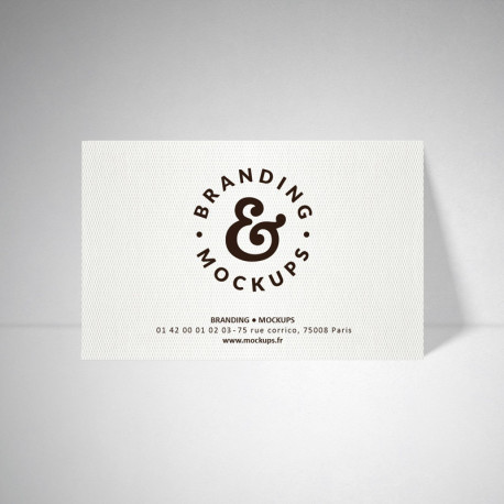 Carte publicitaire Design extra blanc Carte publicitaire Design extra blanc