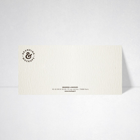 Carte de correspondance Tradition blanc naturel Carte de correspondance Tradition blanc naturel
