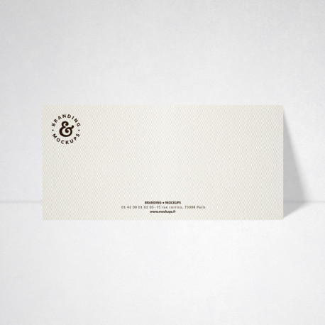 Carte de correspondance Design blanc naturel Carte de correspondance Design blanc naturel