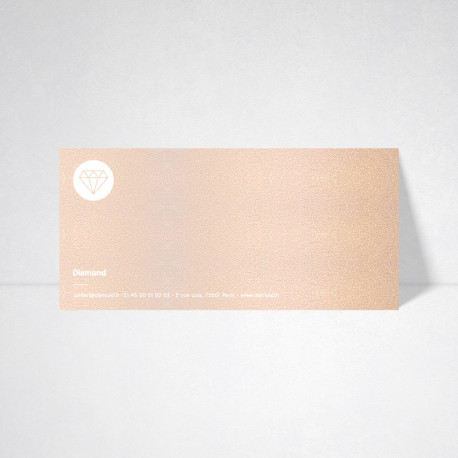 Carte de correspondance Metallics nude Carte de correspondance Metallics nude
