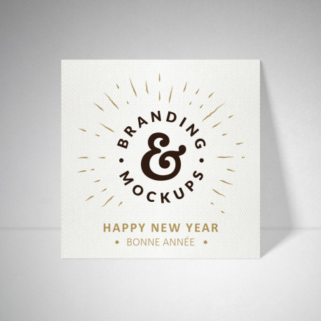 Carte de voeux Design extra blanc Carte de voeux Design extra blanc