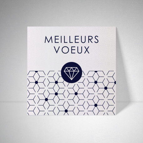 Cartes de voeux Metallics cryogen blanc Cartes de voeux Metallics cryogen blanc