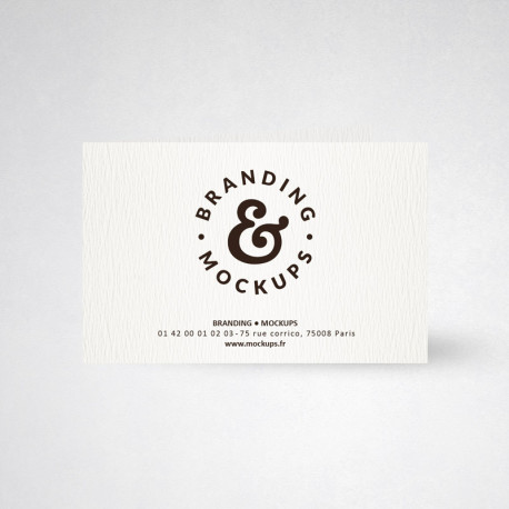 Carte publicitaire double tradition extra blanc Carte publicitaire double tradition extra blanc