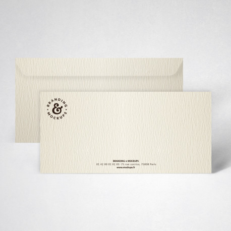 Pack carte de correspondance texturée ivoire Pack carte de correspondance texturée ivoire