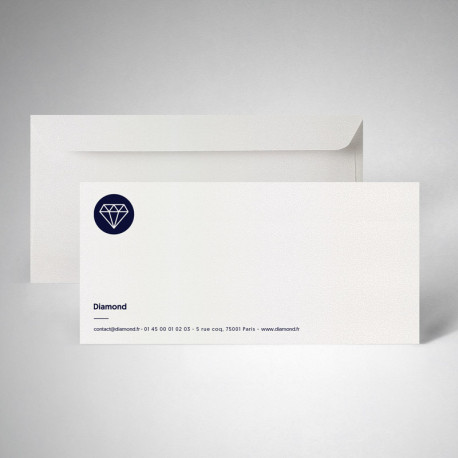 Pack carte de correspondance metallics cryogen blanc Pack carte de correspondance metallics cryogen blanc