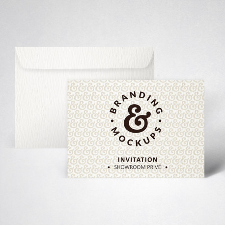 Pack carte d'invitation texturée extra blanc Pack carte d'invitation texturée extra blanc