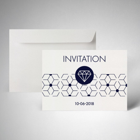 Pack carte de correspondance metallics cryogen blanc Pack carte de correspondance metallics cryogen blanc