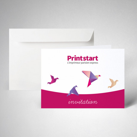 Pack carte invitation double standard Pack carte invitation double standard