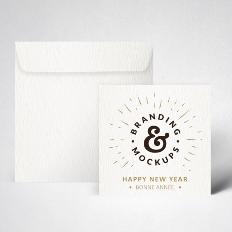 Pack cartes de voeux texturée extra blanc Pack cartes de voeux texturée extra blanc