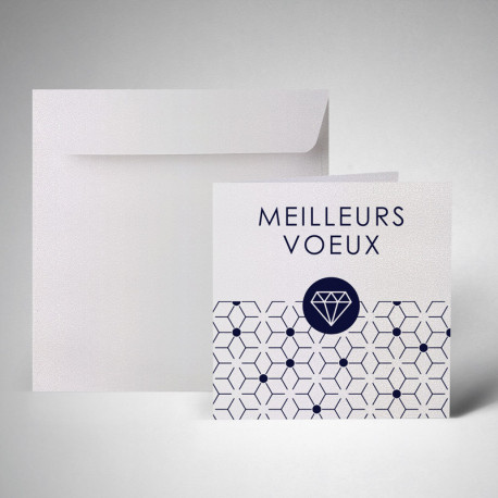 Pack carte de voeux double metallics perle akoya Pack carte de voeux double metallics perle akoya