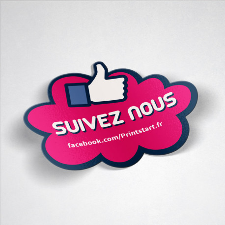 Stickers fond blanc 