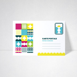 Carte postale 350g