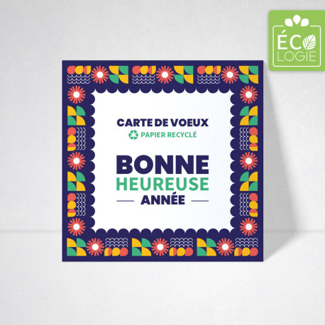 carte de voeux recyclée carte de voeux recyclée