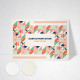 Carte d'invitation texturee tradition
