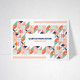 Carte d'invitation texturee tradition