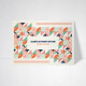 Carte d'invitation texturee tradition