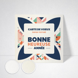 Carte de voeux Rives texturé