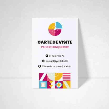 Carte de visite Conqueror wove