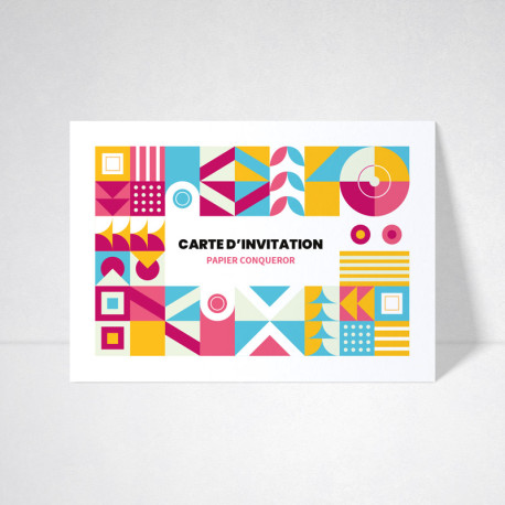 Carte d'invitation Conqueror wove Carte d'invitation Conqueror wove