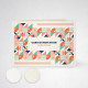Carte d'invitation double texturee tradition