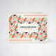 Carte d'invitation double texturee tradition