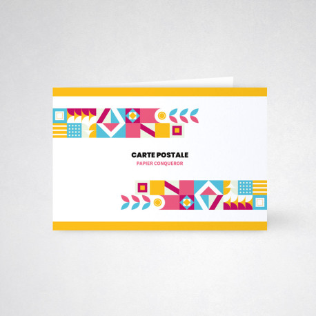 Carte postale double Conqueror wove Carte postale double Conqueror wove